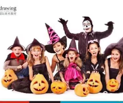 10月27日，左印美术万科城校区的老师们🎉和学员们一起嗨翻万圣节Halloween Party！