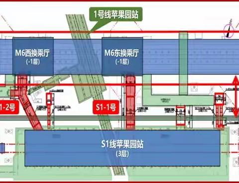 S1线苹果园站换乘通道下穿大台铁路工程