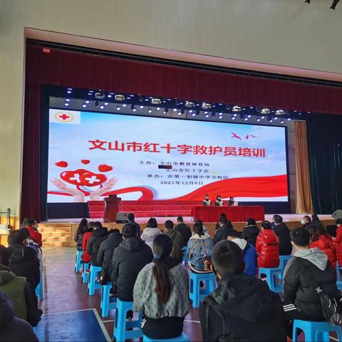 文山市红十字救护员培训