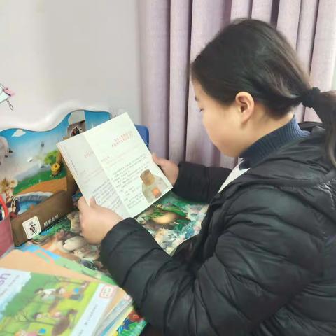 濮阳县第四实验小学四年级七班刘佳灿的寒假生活