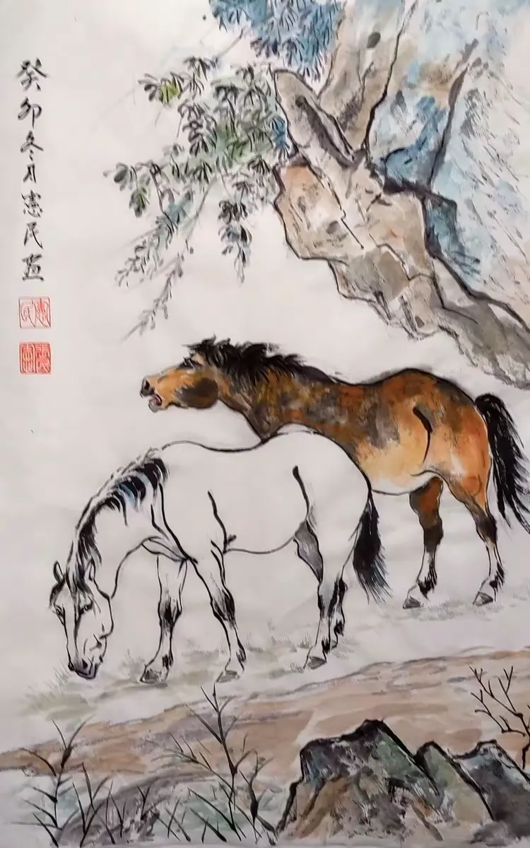 我爱画马(100幅)