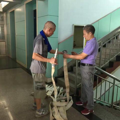 计生服务站消防安全隐患大排查和消防演练