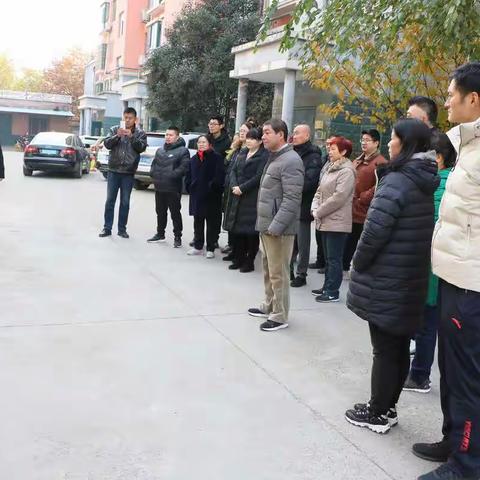 【天桥泺口】金水岸社区，新城社区联合共建单位济南市田径中心进行消防演习
