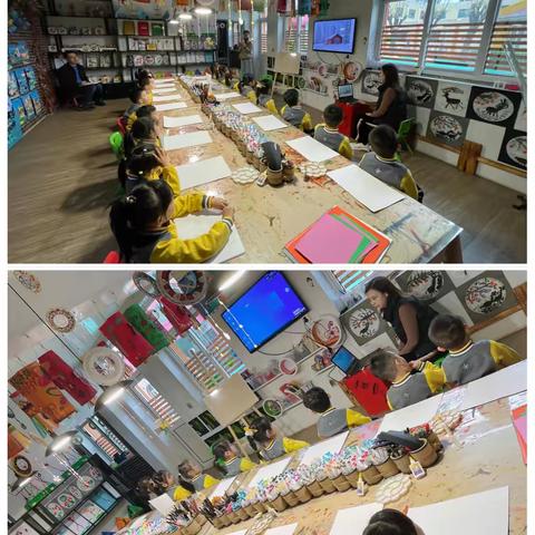 介休一幼大二班美育活动——雪后的美景