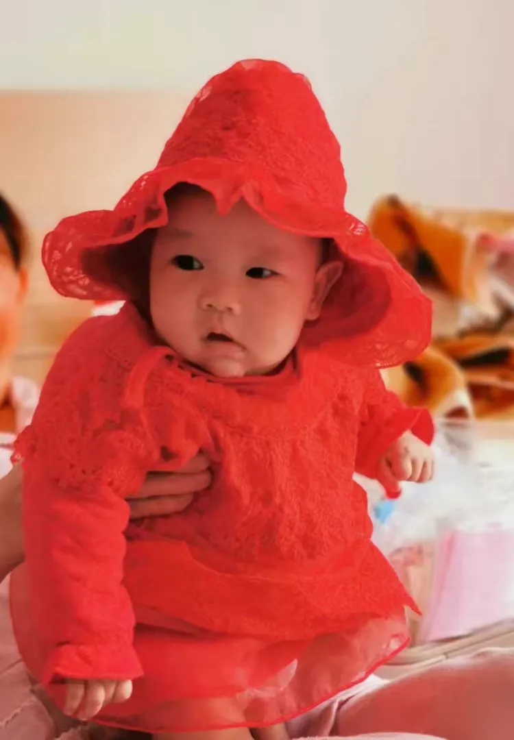 二毛百天留念！