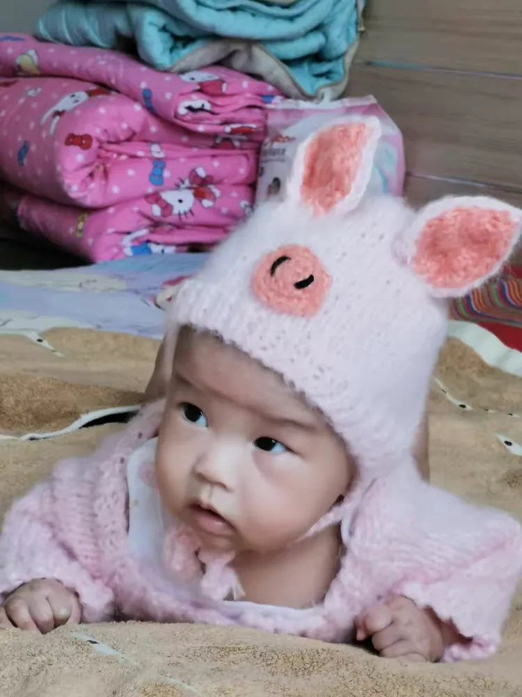 二毛百天留念！