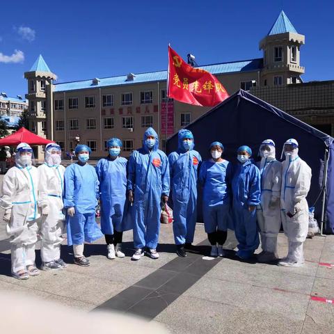 阳光佳苑社区开展区域核酸检测工作