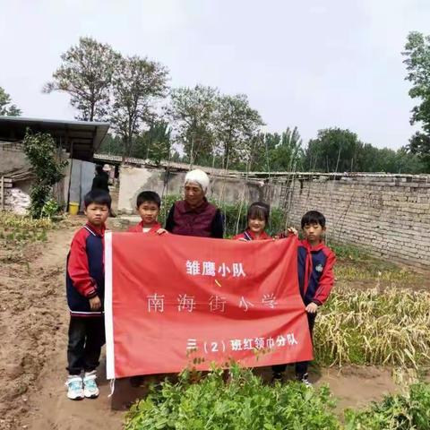 南海街小学三年级②班雏鹰小队红领巾小分队五一劳动节活动