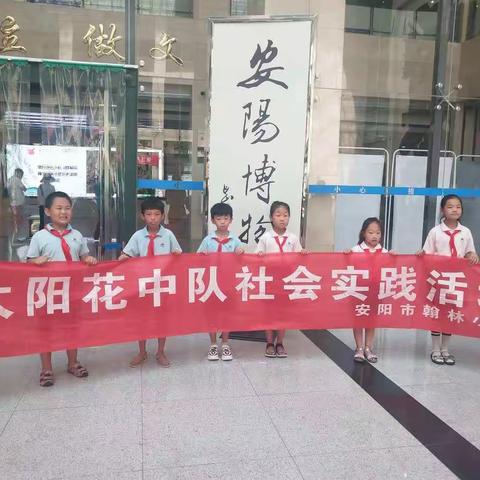 安阳市翰林小学 二(8)班 阳光小队暑期实践活动纪实