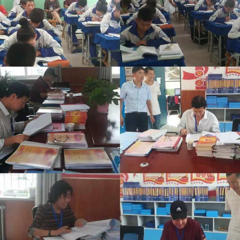 灵武市教育督导室李伏标督学等三人到我校检查督导开学工作