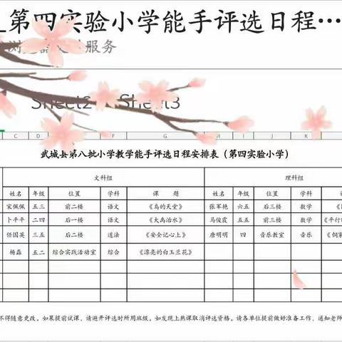 技能争锋激扬风采 超越自我引航未来——武城县第四实验小学教学能手评选活动纪实