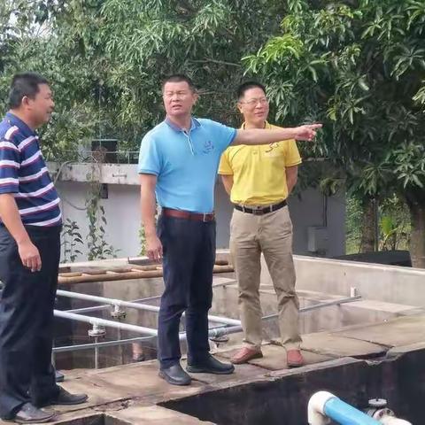 市政府副市长钟钢到垃圾处理场渗滤液处理站调研工作