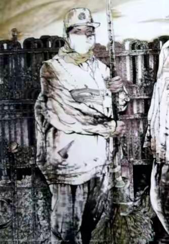 众志成城、抗击疫情矿区美协为武汉加油💪为中国加油💪