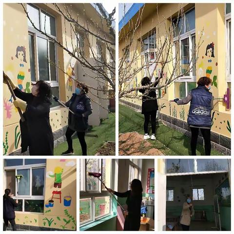 校园清洁消毒齐动手，孩子健康成长待入园