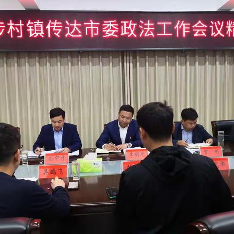 统一思想 凝聚共识――涉村镇贯彻落实市政法工作会议精神