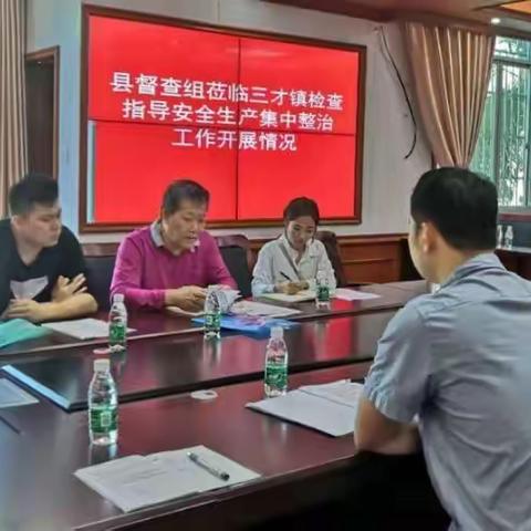 陵水县安全生产委员会办公室第四督查组开展全县安全生产集中整治工作