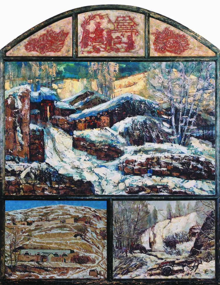 赵福·油画 | 年味织就的乡愁画卷