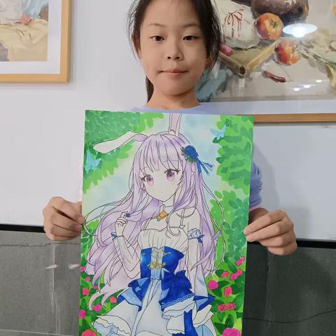 点通美术学校碧桂园校区高级班7.3-7.5部分学生作品