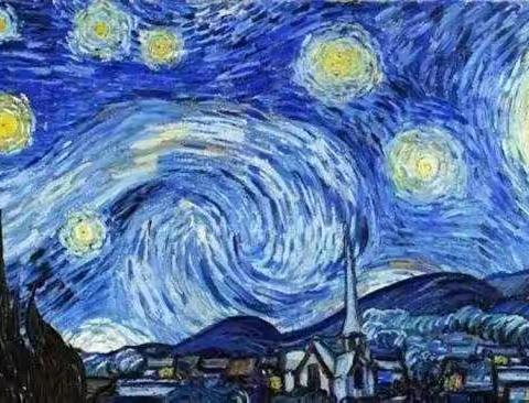 金沙幼儿园大班级小梵高美术3月份小结