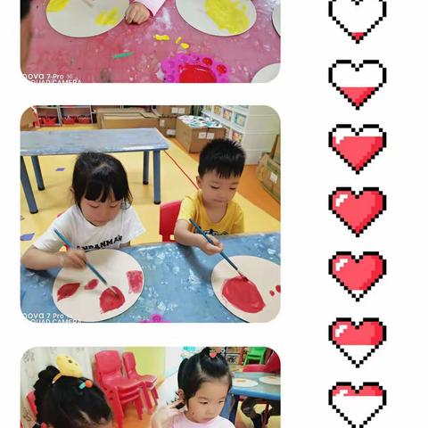 金沙幼儿园中班级小梵高美术4月份小结