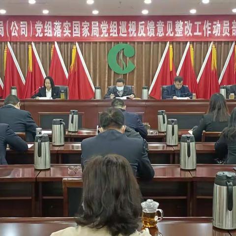 安阳市局（公司）召开落实国家局党组巡视反馈意见整改工作动员部署会议