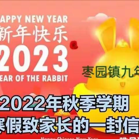 枣园九年制学校寒假致家长一封信