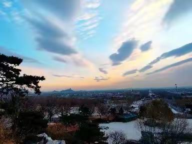 大雪节气登西山