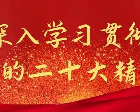 奋进新征程 谱写新华章--洇溜镇敦庄子中心小学学习贯彻党的二十大会议精神