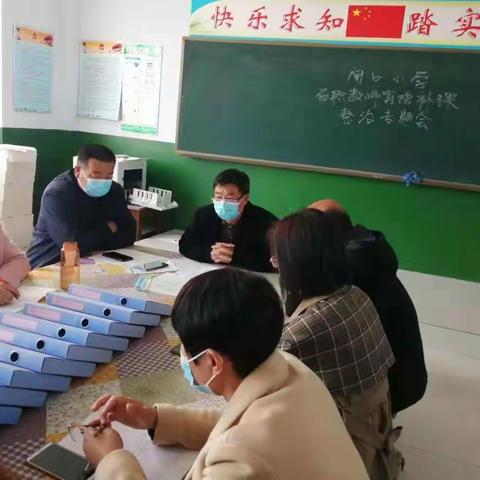 闸口小学在职教师有偿补课整治专题会