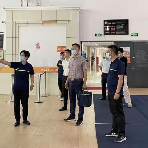 市国资委检查组一行指导国体中心生活垃圾分类工作