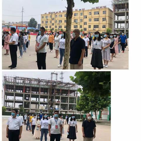 大营初中学习十条“校园新规”五条“教育提醒”主题升旗仪式