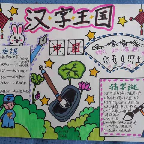 遨游汉字王国，分享有趣的汉字