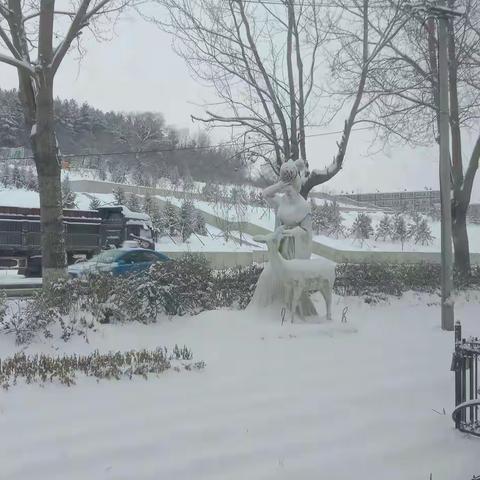 风雪中我们依然坚守