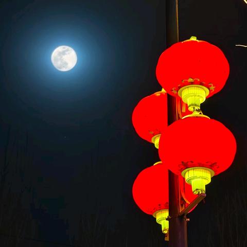 2025元宵佳节的明月
