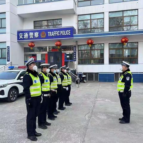 【平安春运  交警通行】交警七大队“元宵节”严查违法不放松