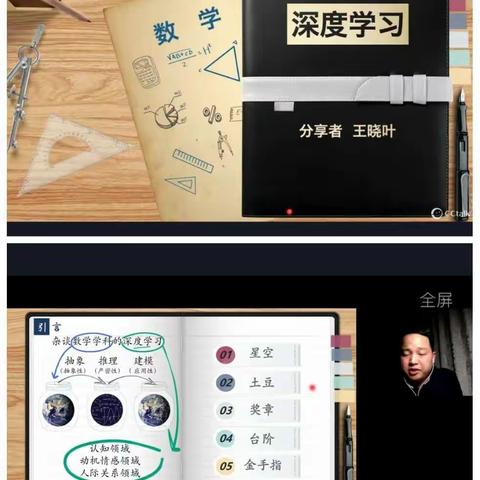 《杂谈数学学科的深度学习》观后感