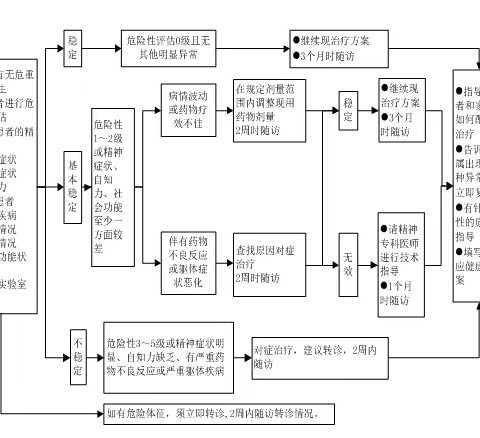 严重精神障碍患者服务流程