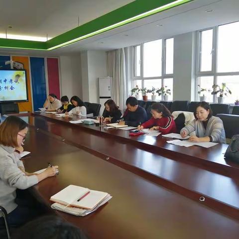 总结反思，展望未来--记景博学校八年级期中考试成绩分析会