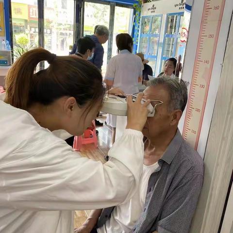 心系老干部.关爱夕阳红——眼科义诊进支部活动