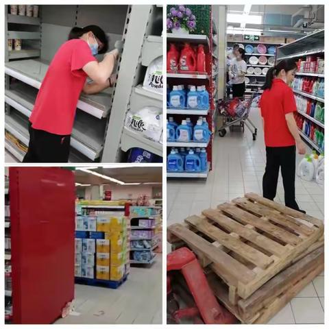 战高温，斗酷暑——记黄梅店8月份货架调整
