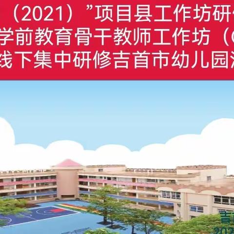 “国培计划(2021) ”项目县工作坊研修整校推进第二次线下集中研修吉首市幼儿园活动现场