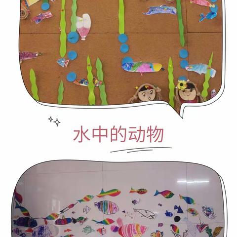 大三班12月份美篇《水中动物》