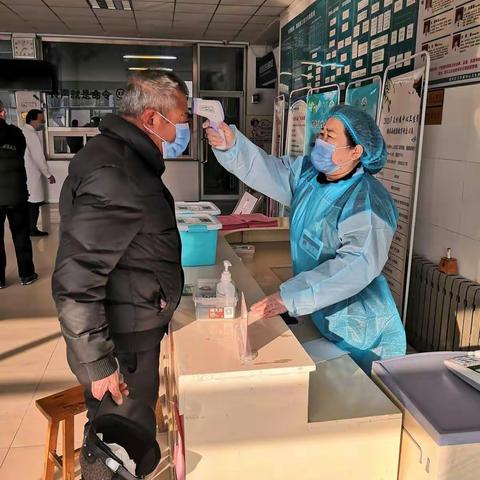预检分诊 ，战胜疫情！王村镇中心卫生院白衣卫士在行动！