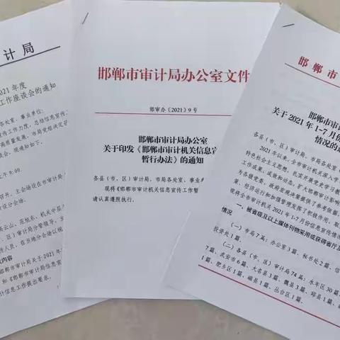 复兴区审计局信息宣传工作被市审计局肯定