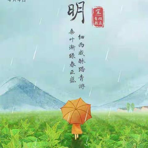 🍀“春雨润于心，清明融于情”🍀——小一班