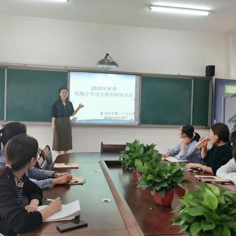 学习新教材，共筑新起点——第三十八小学开展语文统编教材网络培训活动