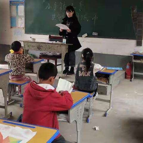 郭家小学“小手拉大手  共创文明城市”宣传活动