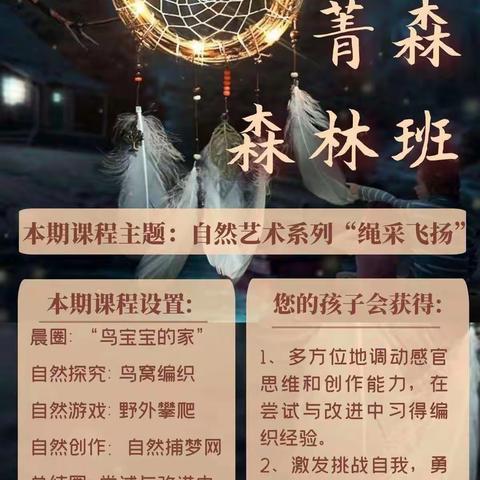 菁森森林班［“绳”采飞扬］