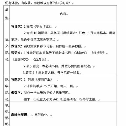 展作业之美，秀寒假风采——朝鲜族学校五年级寒假优秀作业评选