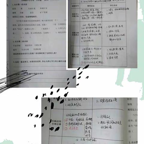 构建理想课堂 我们在行动——岳滩镇中心小学六年级语文“疑探”五步教学研讨活动